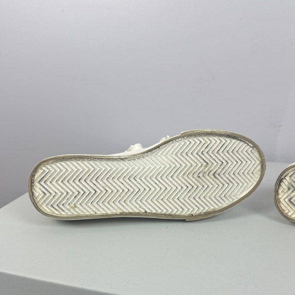 Just Fab Casual Athleisure First Timer Platform White Sneakers Size 9.5 - Picture 8 of 9